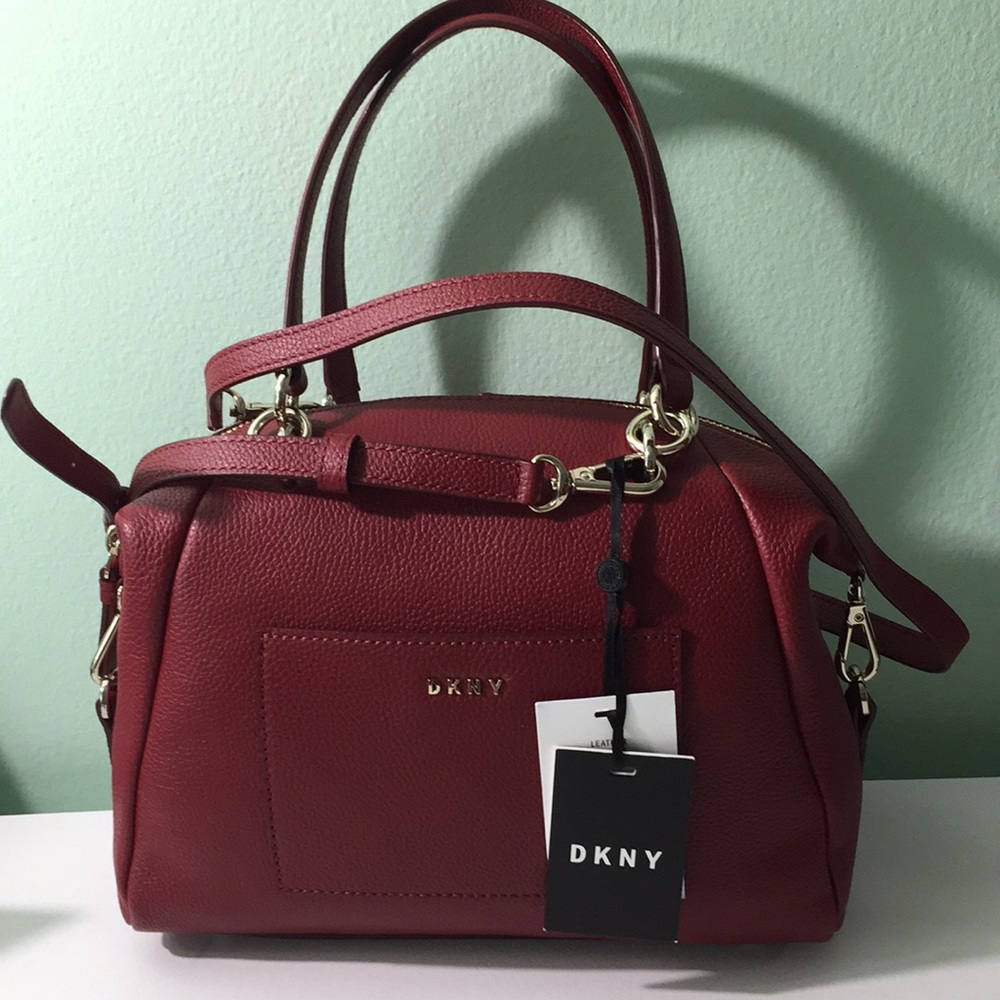 DKNY red Satchel crossbody